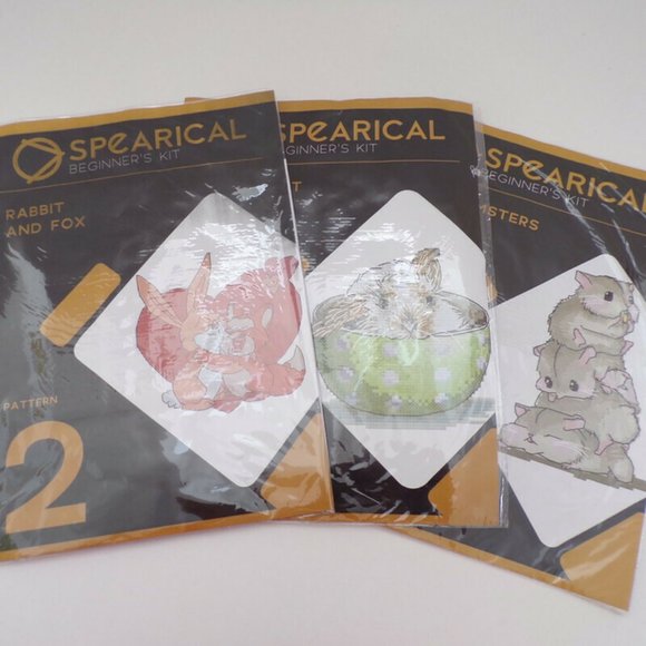 Cross Stitch Kits for Beginners 3 Kit Bundle Animal Designs   3139 - Picture 1 of 9